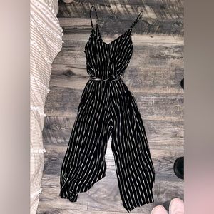 Billabong striped jumpsuit
